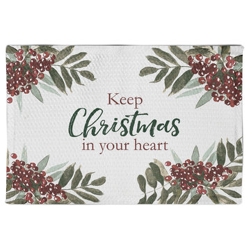 Keep Christmas in Your Heart Area Rug, 2'x3'