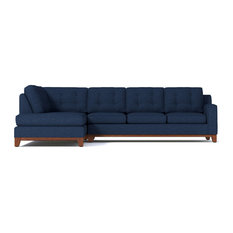 Brentwood 2-Piece Sectional Sofa, Navy, Chaise on Left