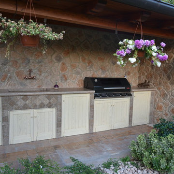 BARBECUE IN LEGNO SU MISURA ARTIGIANALE 100% ITALIANO
