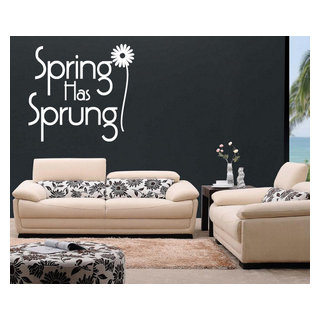 Spring has sprung Vinyl Wall Decal hd085, 8 in. - Contemporary - Wall ...