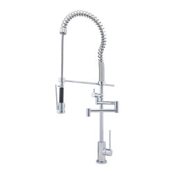 Cucina - Alto Gourmet Kitchen Faucet, Polished Chrome - Kitchen Faucets