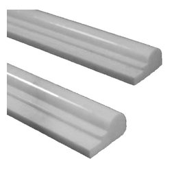 Statuary Crystal Marble Italian White Statuario Ogee 1 Chairrail Molding Polishe - Home Accessories & Decor
