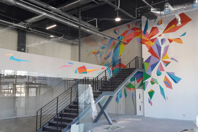 Inspiration for a huge contemporary home design remodel in Miami