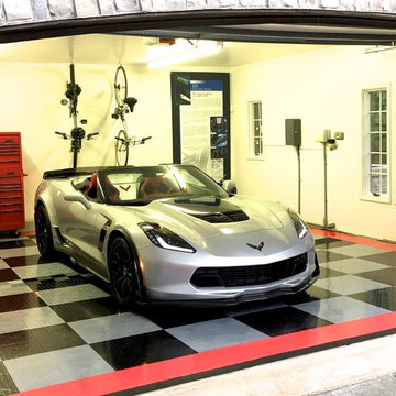 RaceDeck Garage Floor - Bloomington IL , Corvette