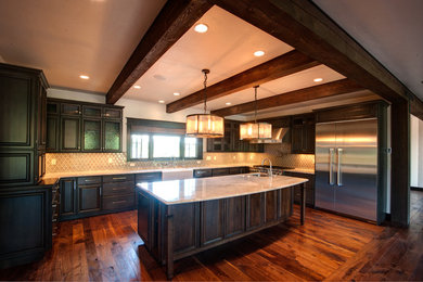 Elegant kitchen photo in Other