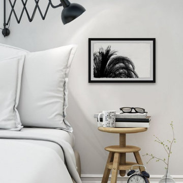 "Palm Tree Foliage" Framed Painting Print