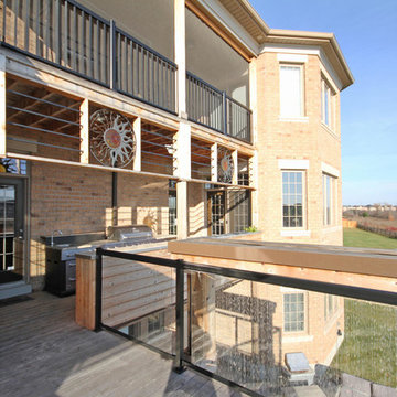 Multi Level Deck With Rain curtain