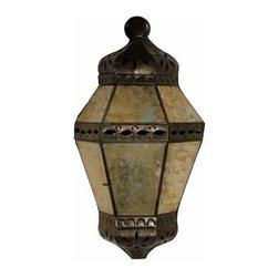 mexican tin and glass lighting - Wall Sconces