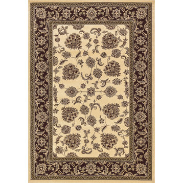 Legacy Cream And Brown Rug, 2'2"x7'7"