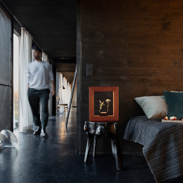 Lounge Ecke mit Blick durch das Haus