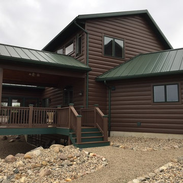 Custom Log Cabin By the Lake in Minneota, MN