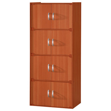 8-Door Storage Cabinet, Cherry