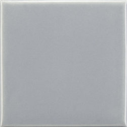 Capriccio 4" x 4" ceramic field in sky blue gloss - Wall And Floor Tile