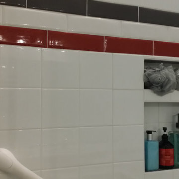 Transitional Bath - Tub to Shower Reno