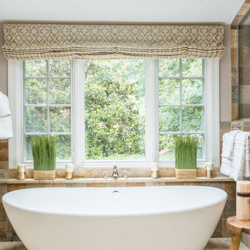 Timeless Teakwood Marble Vanity in Richmond, VA