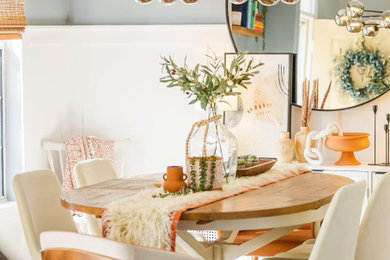 Dining room - transitional dining room idea in Other