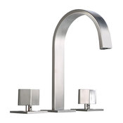 Luxier Modern Bathroom Sink Widespread Faucet, Brushed Nickel
