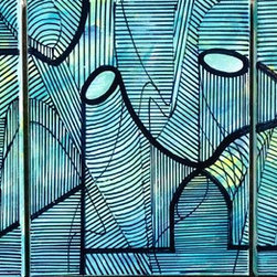 Segmented Line Series #3 - Paintings