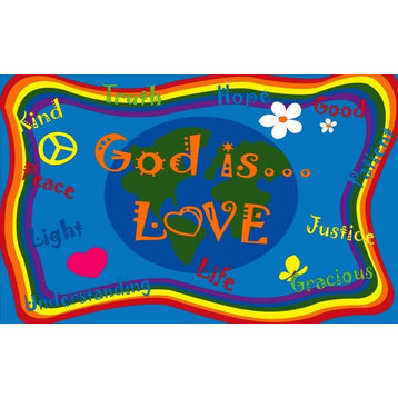 God Is Love Rug