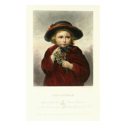 Child with Holly, Engraving - Prints And Posters