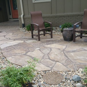 Vibrant Eye Catching Front Yard Landscape