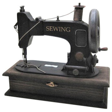 Vintage Style 1920's Decorative Sewing Machine Box