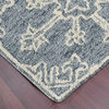Amer Rugs Boston BOS-34 Gray Steel Gray Hand-tufted - 7'6"x9'6" Rectangle