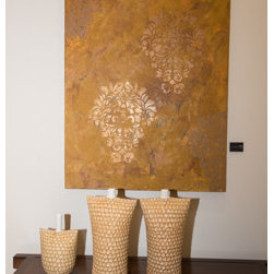 ABSTRACT ART, "Golden", 30 x 40 - Artwork