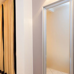 Wall mirror with gold and silver frame - Wall Mirrors
