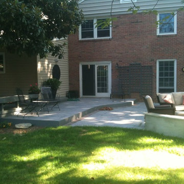Patio Renovation with Fireplace Addition in Montgomery Co