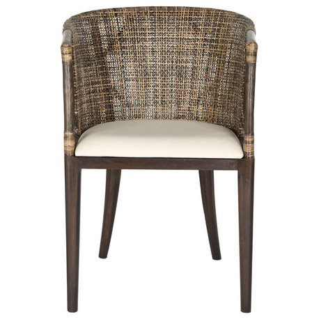 Nigel Arm Chair Brown/ Black Multi