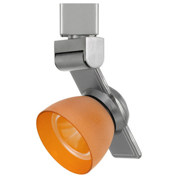 12W LED Track Fixture, Amber Frost
