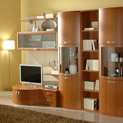 Italian Wall Unit JA-1008 | Made in Italy - $3,459.00 - Entertainment Centers And Tv Stands