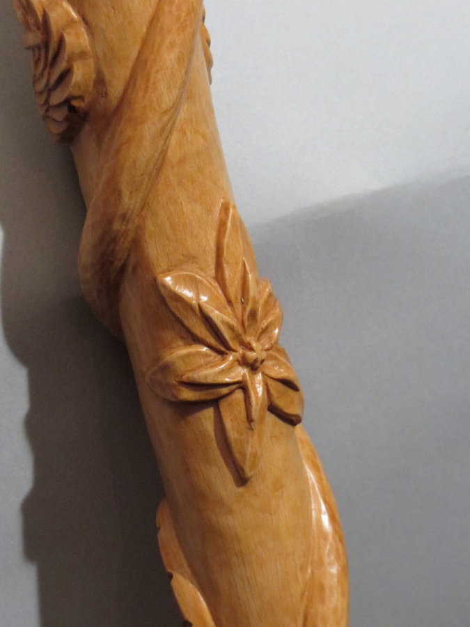 Commemorative Stafff Detail: Edelweiss Flower