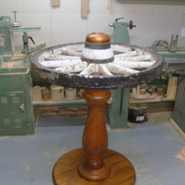 Wagon Wheel Table