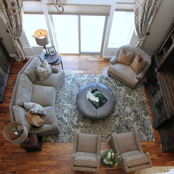 French Country Transitional Living Room