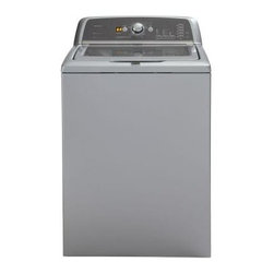Maytag - Maytag Bravos X 3.6 cu. ft. High-Efficiency Top Load Washer in Liquid Silver, EN - Household Cleaning Supplies