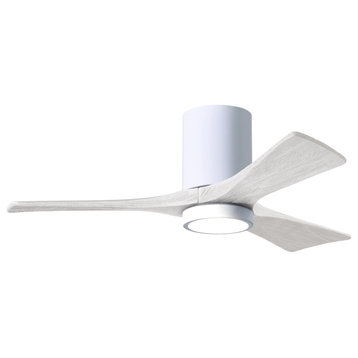 Irene-3HLK 42" Ceiling Fan, LED Light Kit, Gloss White/Matte White