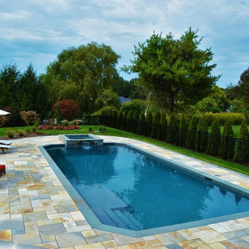 Geometric Pool with Spa 2017