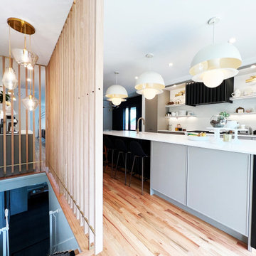 Shaker Slim Laminate Fronts - ABC Modern - Magnolia