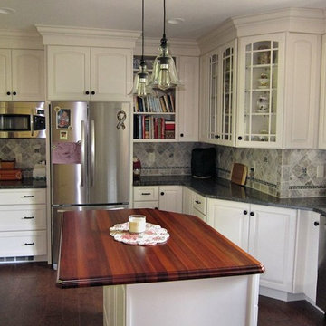 DeVos Woodworking Wood Breakfast Bar Adds Beauty and Function