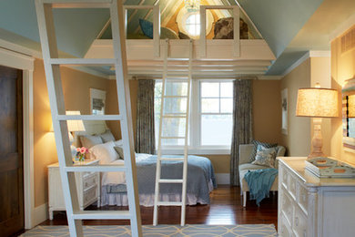 Bedroom - coastal bedroom idea in Minneapolis