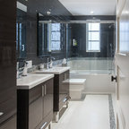 Modern gray bathroom