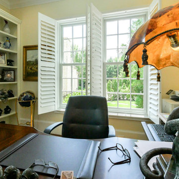 New Windows in Gorgeous Home Office - Renewal by Andersen Georgia