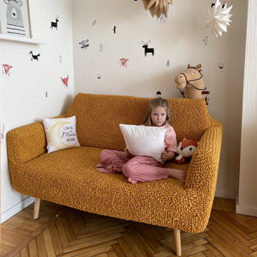 Mango Loveseat 2 Seater Slipcover | Microfibra Collection | Interior design