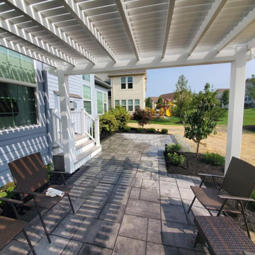 Pepper Pike Project-- Patio, Pergola, Steps and Landscape