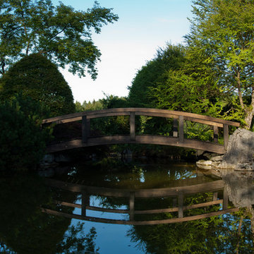 Hausgarten mit japanischem Flair