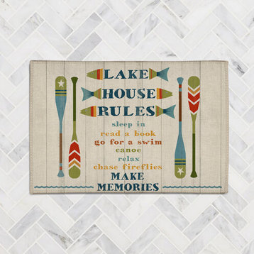 Lake House Rules 4'x6' Accent Rug