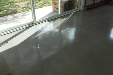 Ground and stained concrete floors
