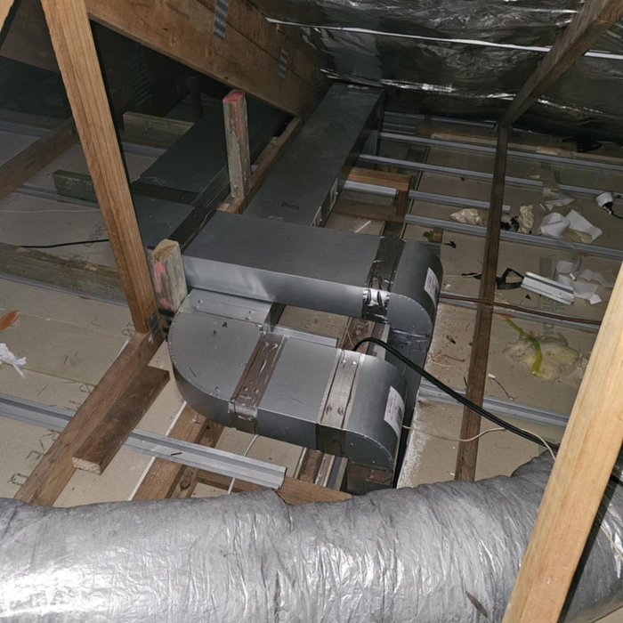 Intricate Ducting Work